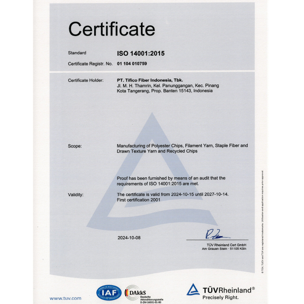 ISO 14001 : 2015