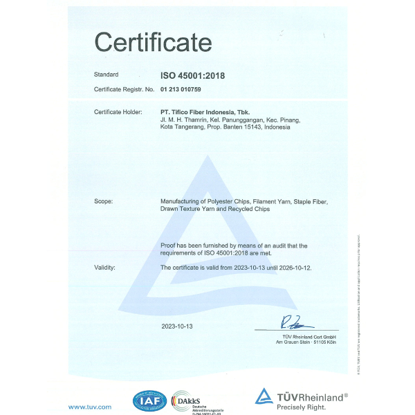 ISO 45001 : 2018